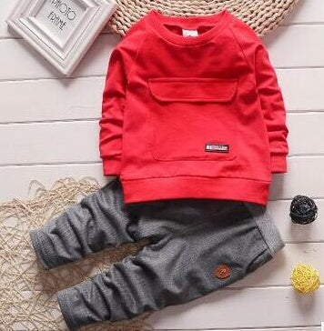 Kids' Sporty Two-Piece Suit Set